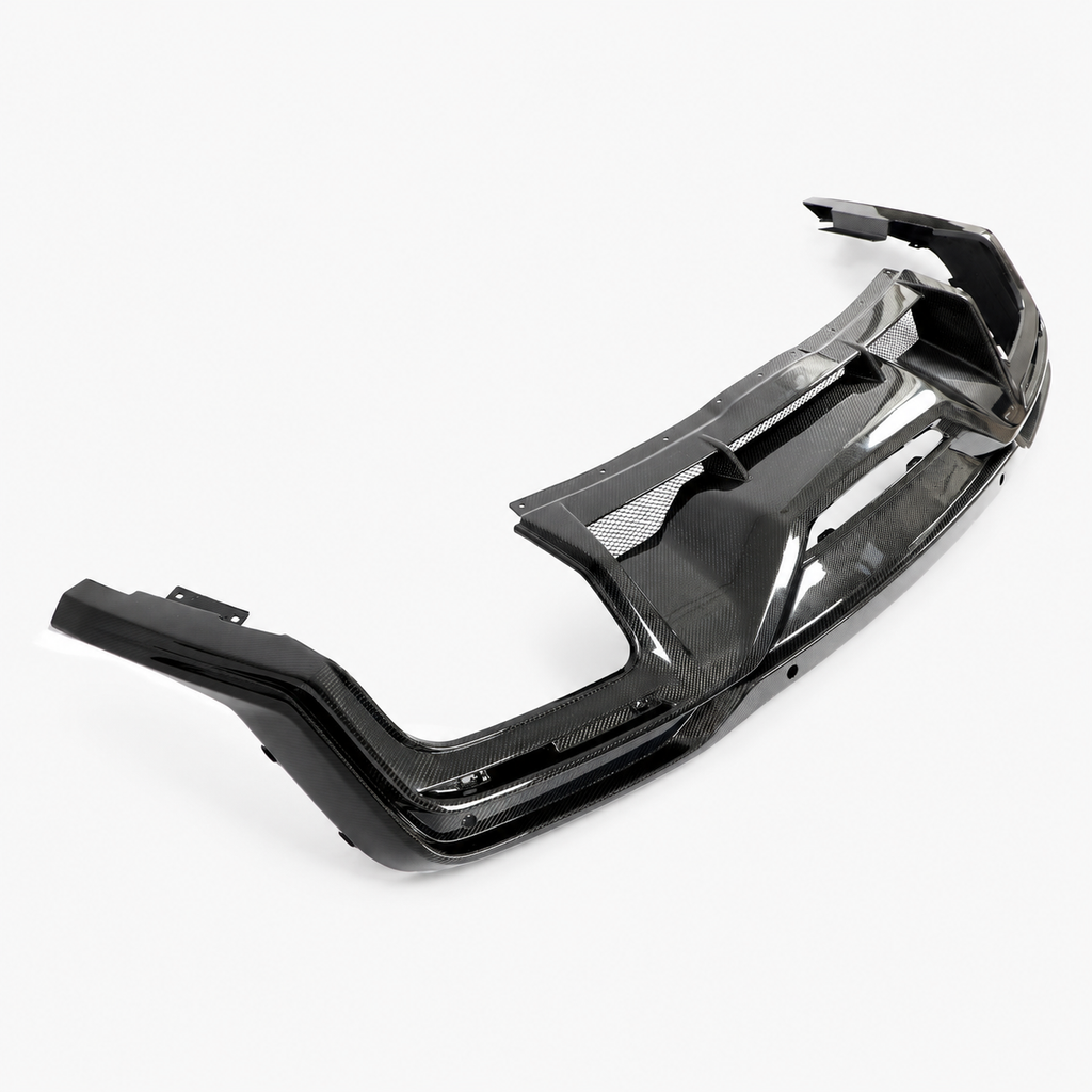 Dry Carbon Fiber Rear Bumper Diffuser for Ford Mustang Dark Horse