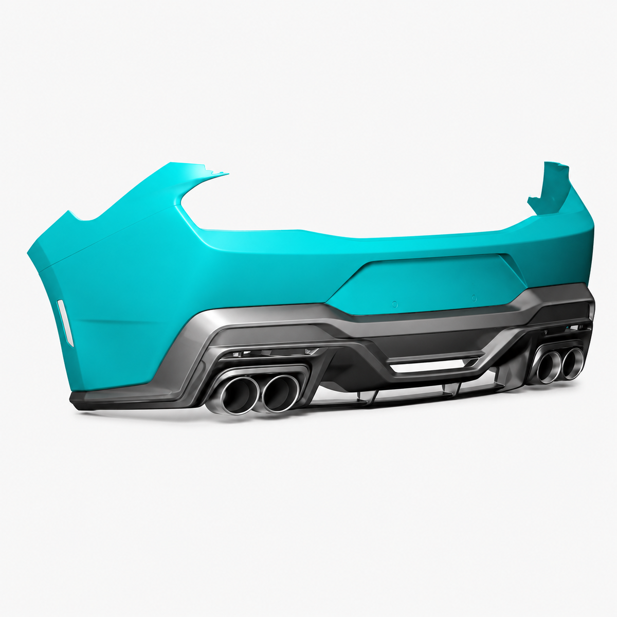 Dry Carbon Fiber Rear Bumper Diffuser for Ford Mustang Dark Horse