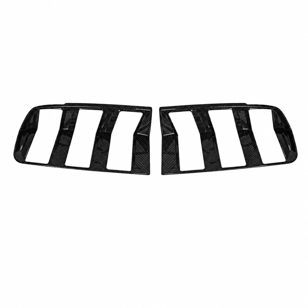 Dry Carbon Fiber Tail Light Trim for Ford Mustang