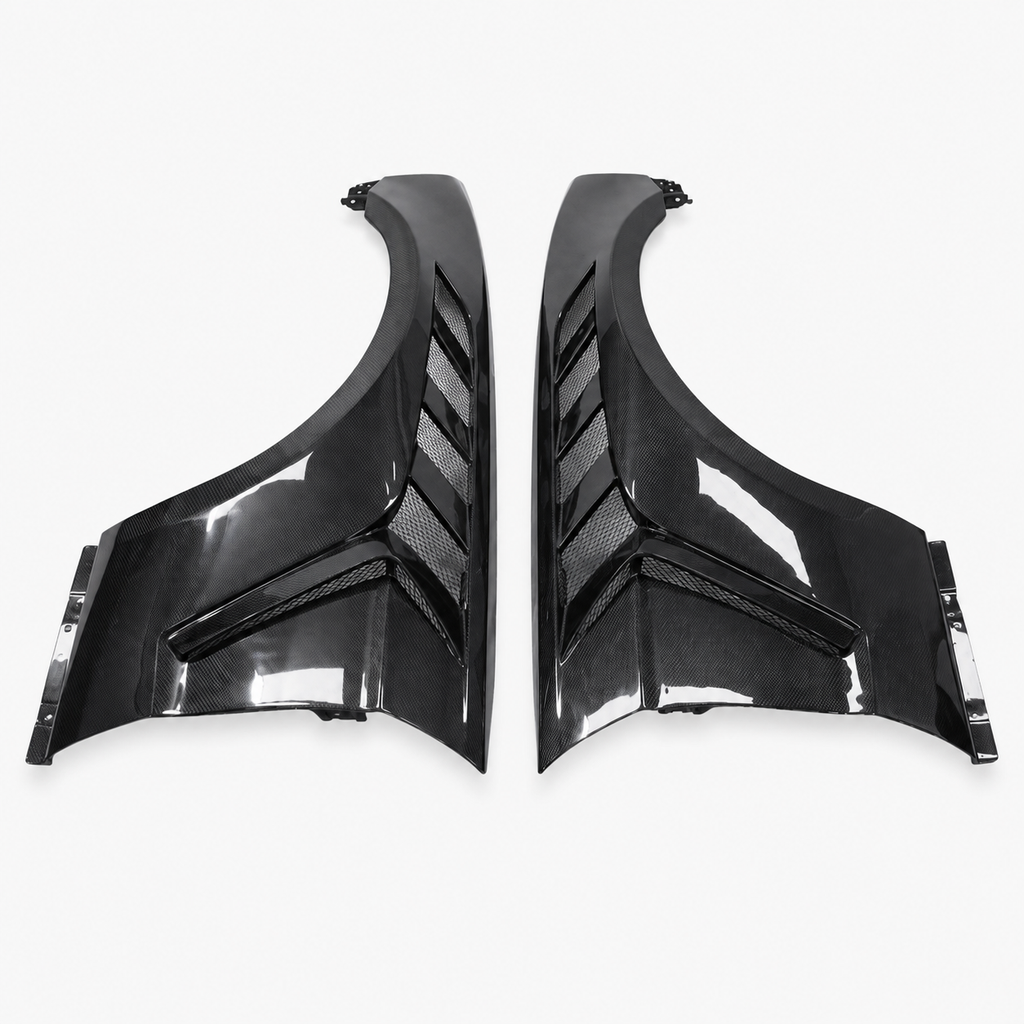 Dry Carbon Fiber Vented Wide Body Fender Flares for Ford Mustang S197