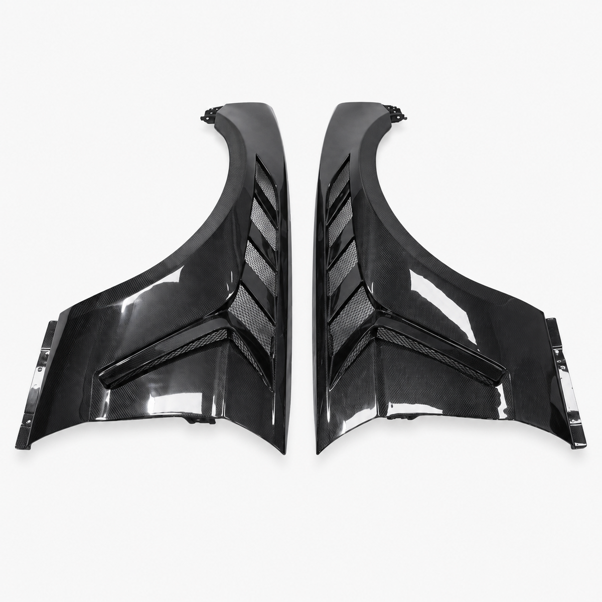Dry Carbon Fiber Vented Wide Body Fender Flares for Ford Mustang S197