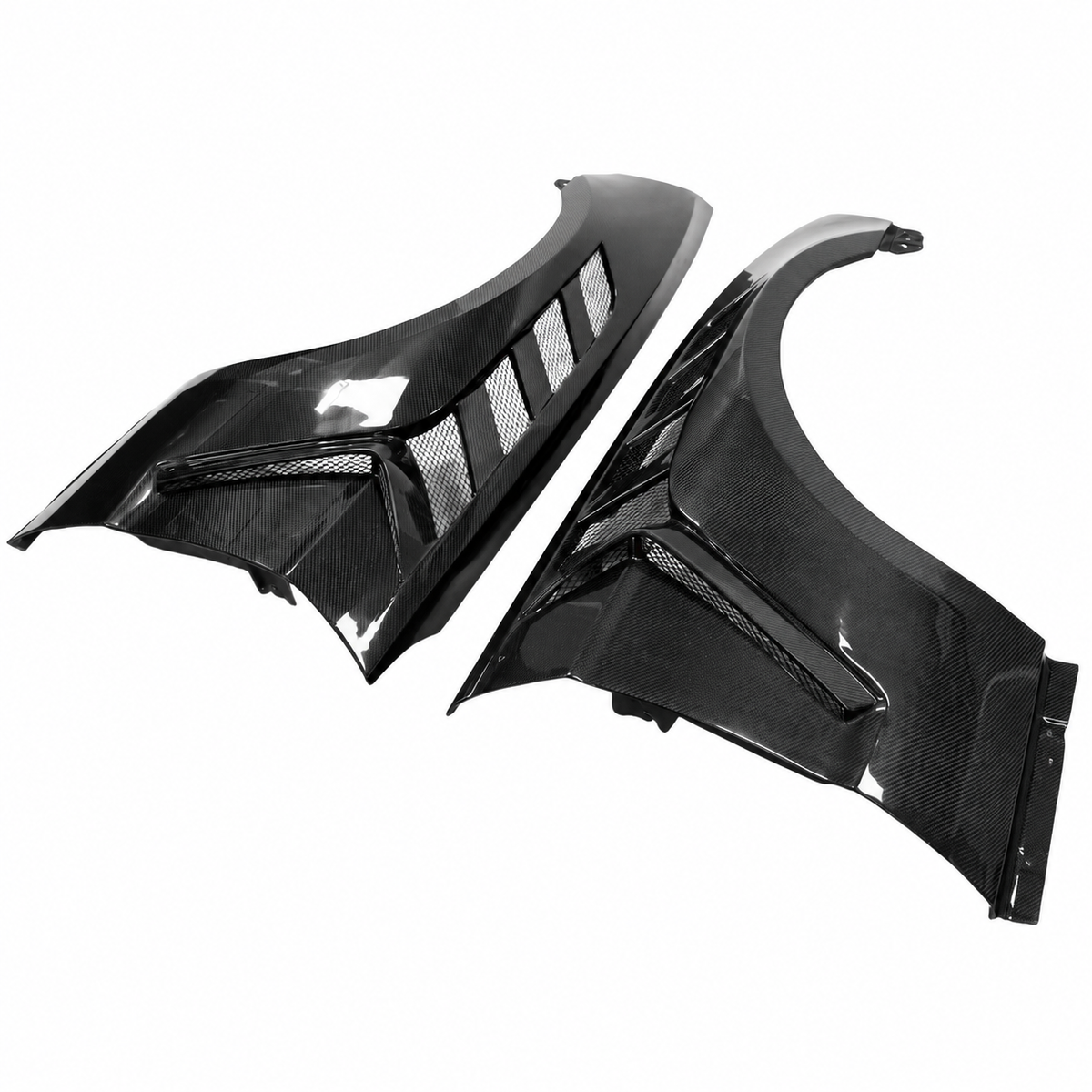 Dry Carbon Fiber Vented Wide Body Fender Flares for Ford Mustang S197
