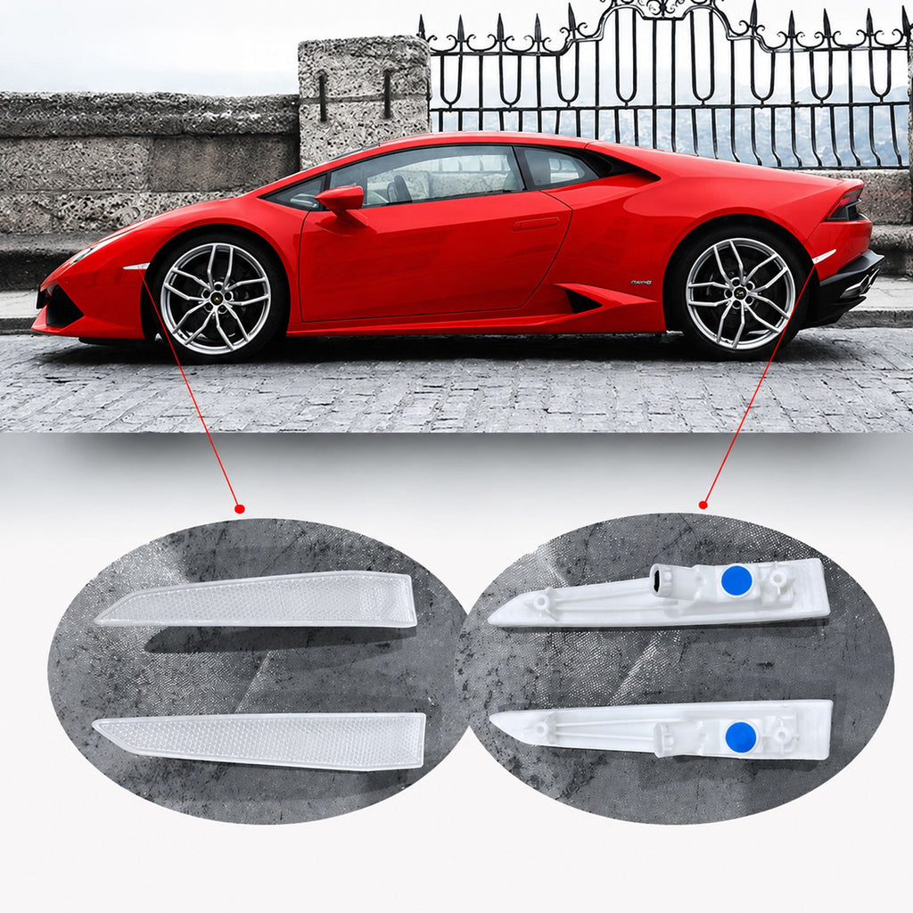 Front Rear Side Clear Marker Light Covers for Lamborghini Huracan EVO