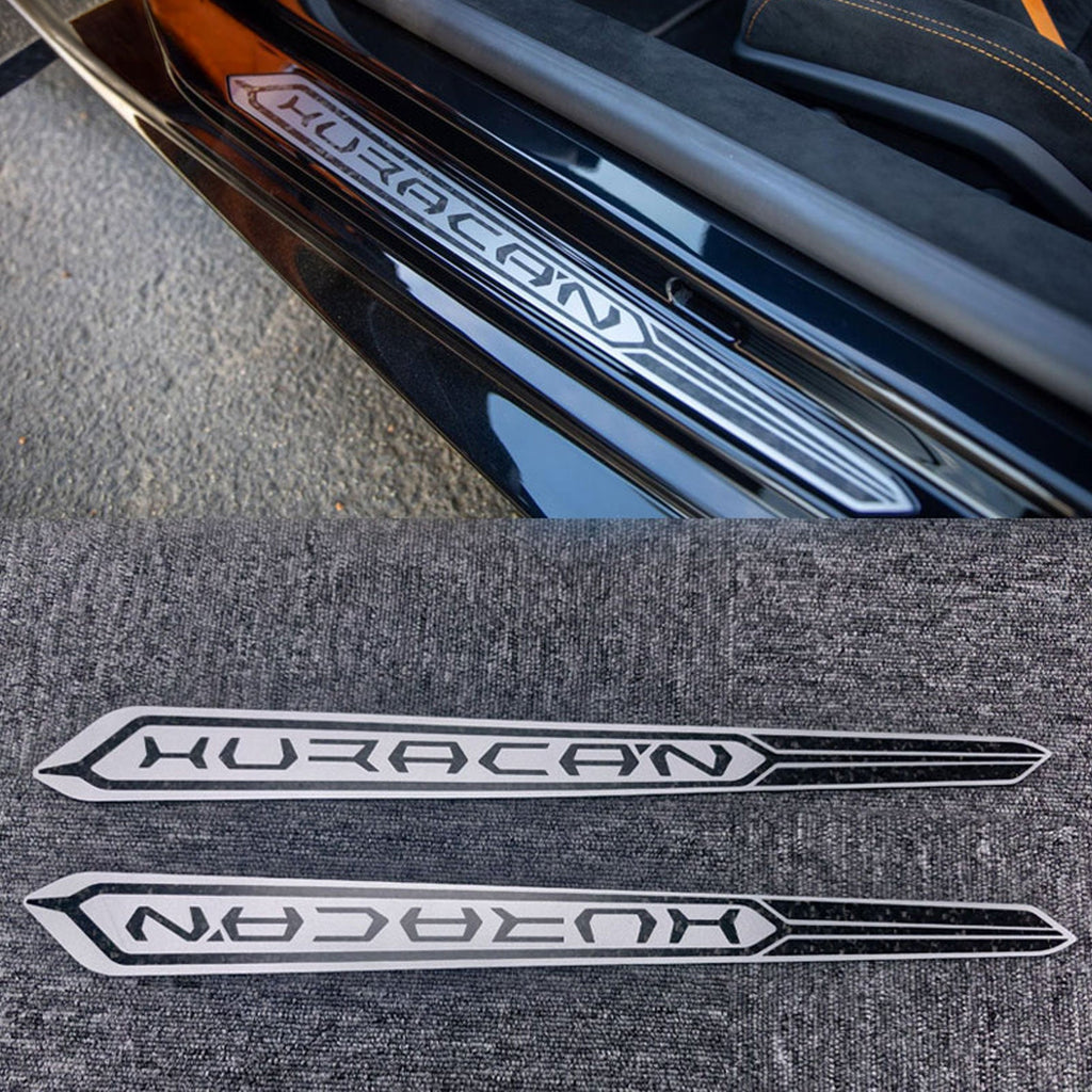 Dry Carbon Fiber Door Sill Covers for Lamborghini Huracan LP580 LP610 Spyder