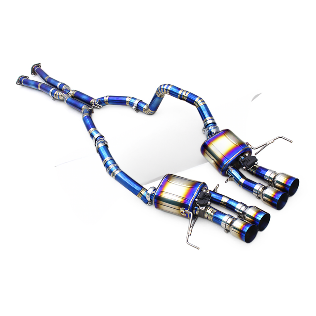 Titanium Catback Valve Exhaust System for Chevrolet Corvette C7 6.2L