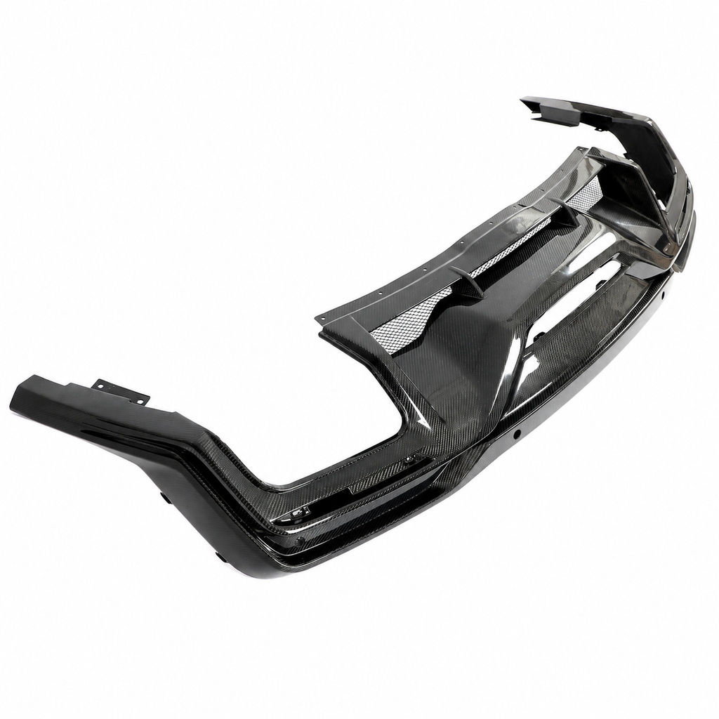 DH Style Carbon Fiber Rear Bumper Diffuser for Ford Mustang S650