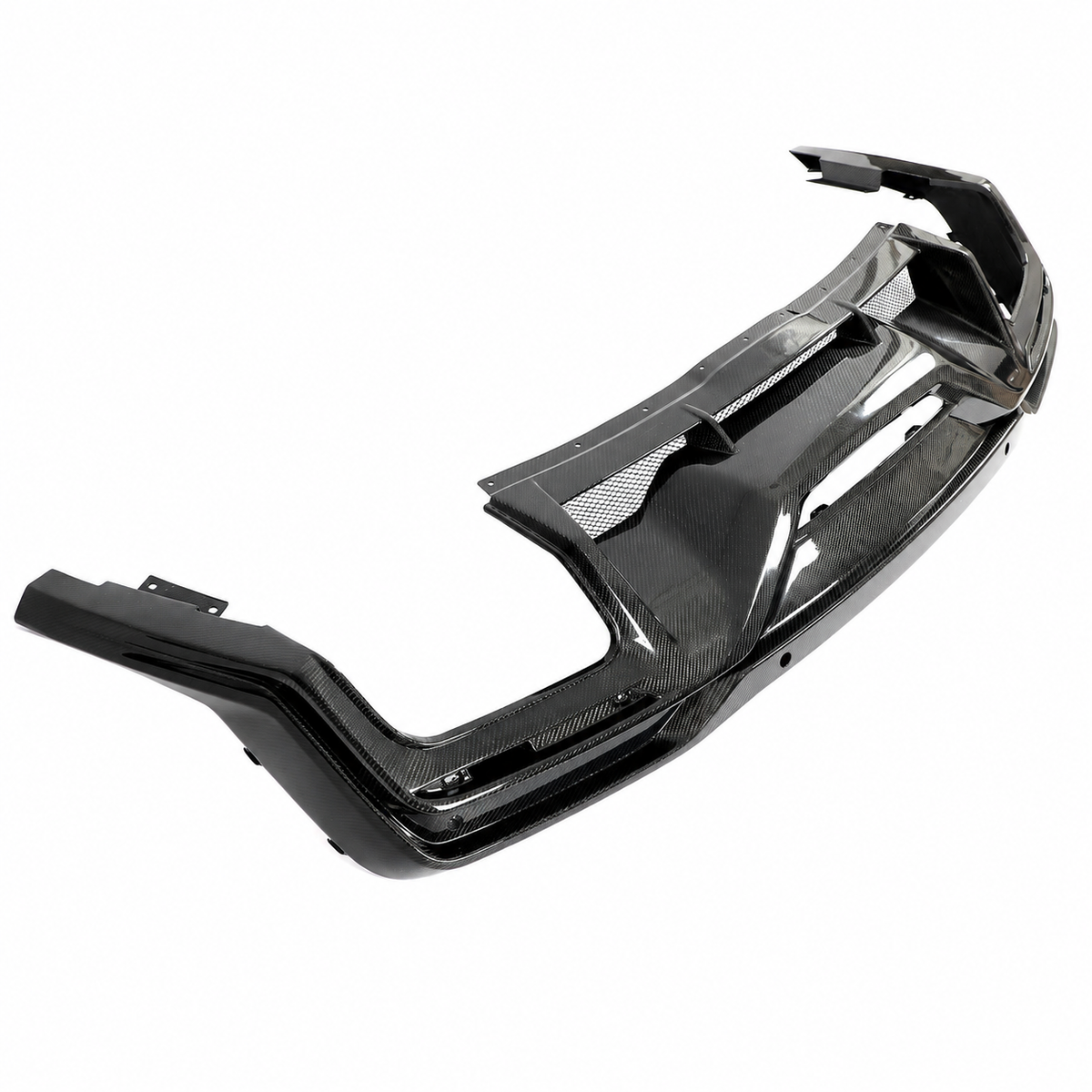 DH Style Carbon Fiber Rear Bumper Diffuser for Ford Mustang S650
