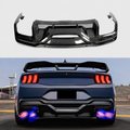 DH Style Carbon Fiber Rear Bumper Diffuser for Ford Mustang S650 by Bull Boost Performance