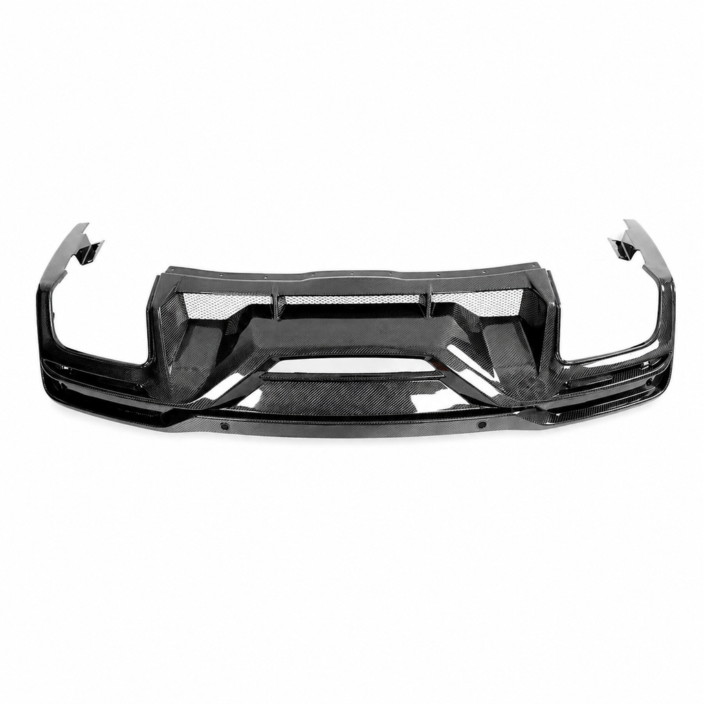 DH Style Carbon Fiber Rear Bumper Diffuser for Ford Mustang S650
