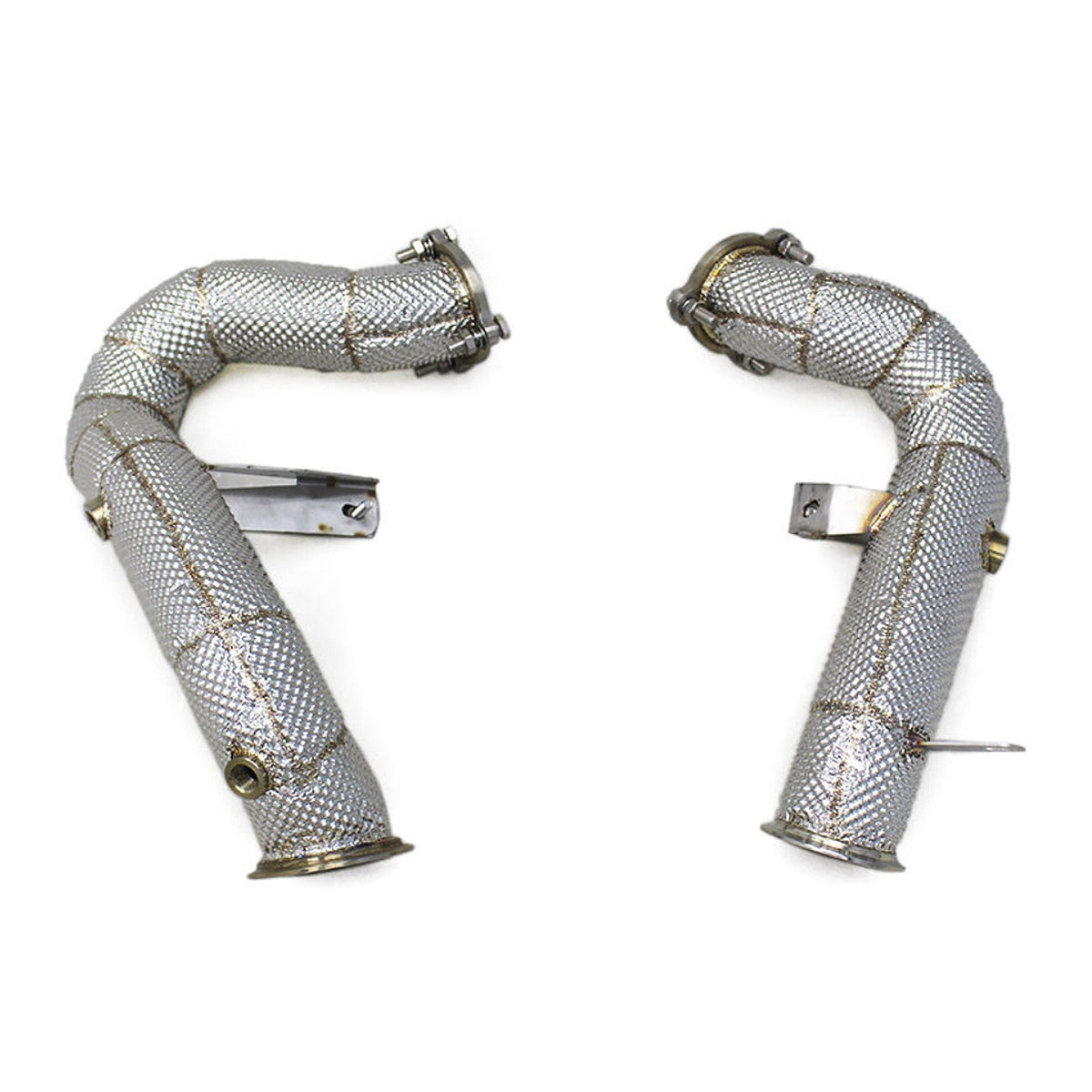 Straight Free Flow Stainless Steel Down Pipes for Porsche Macan Turbo GTS 3.6T