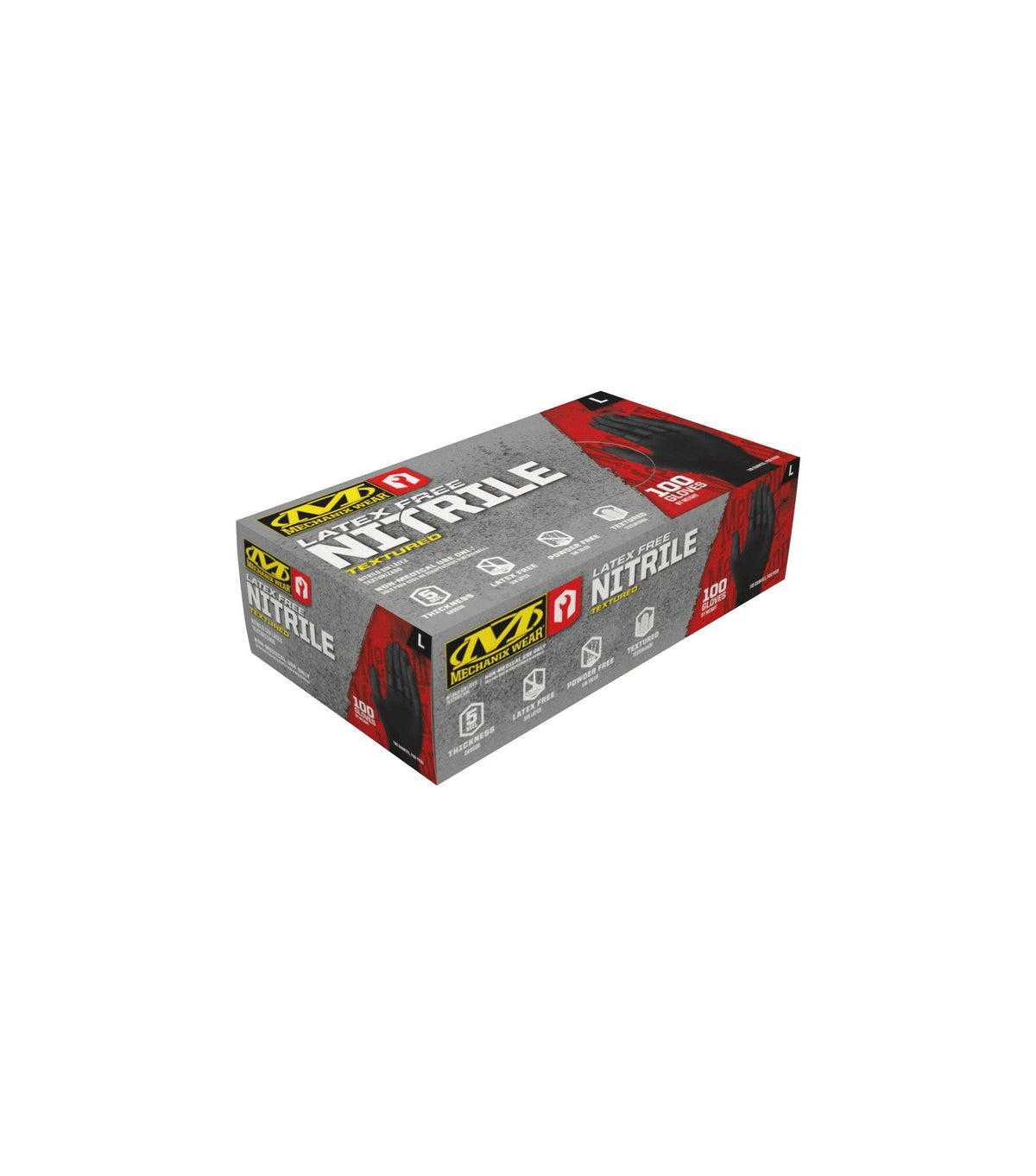 Mechanix Wear HD Black Nitrile 5 Mil MD - (100 Gloves Each) Medium by Speedzone Performance LLC