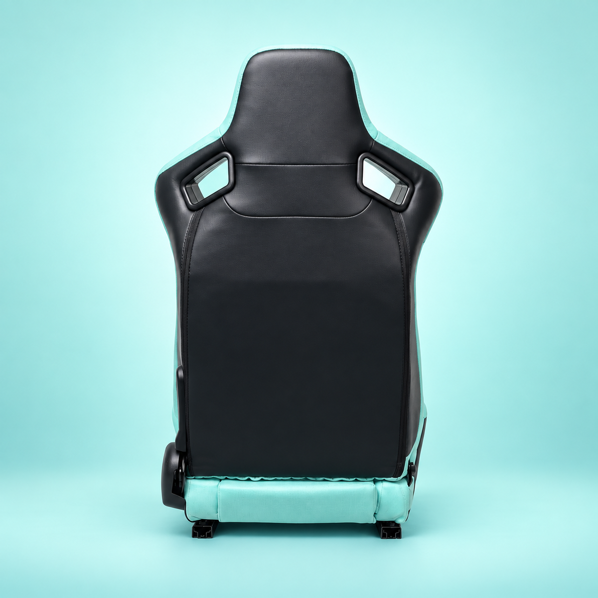 ZUES Collection Tiffany Blue Bull Boost Reclinable Adjustable Racing Bucket Seat