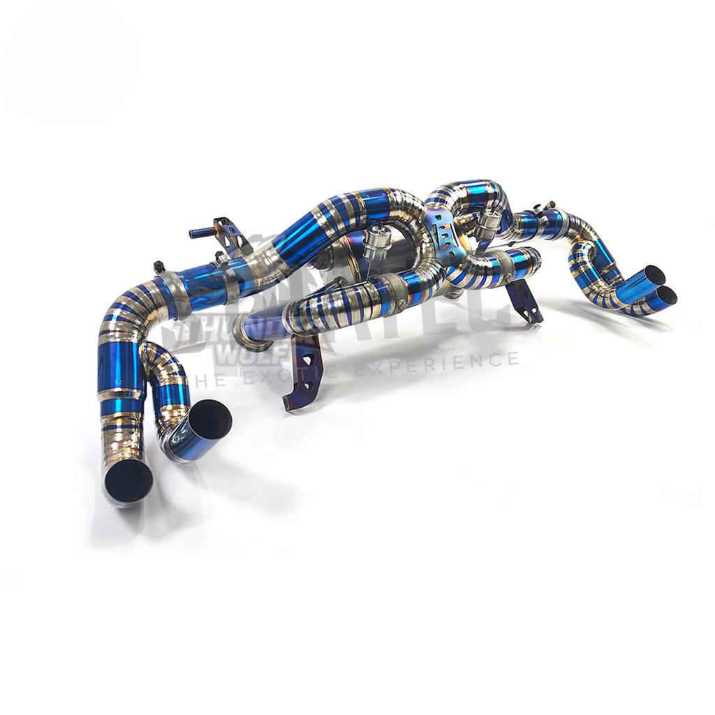 Titanium Catback Exhaust System with Valve Control for Lamborghini Huracan LP580 LP610