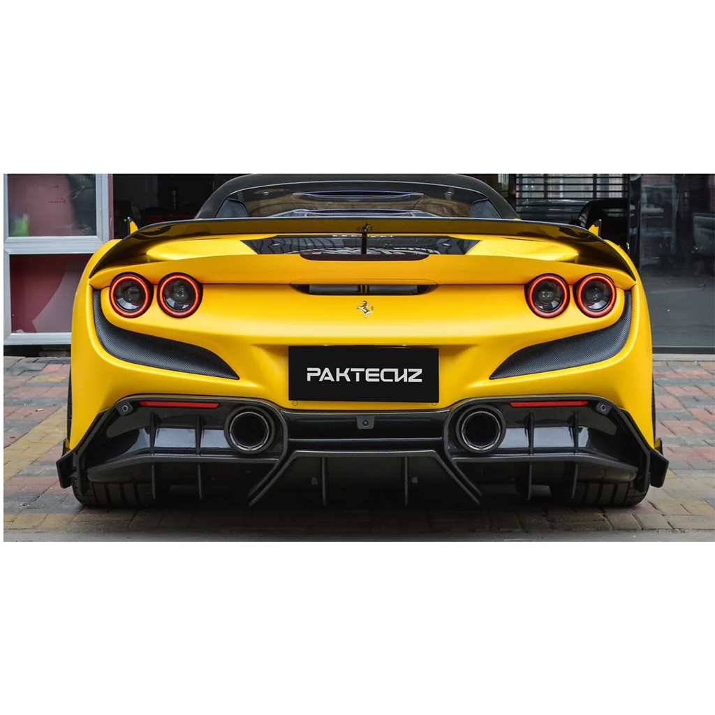 Carbon Fiber Rear Diffuser for Ferrari F8 Tributo Spider