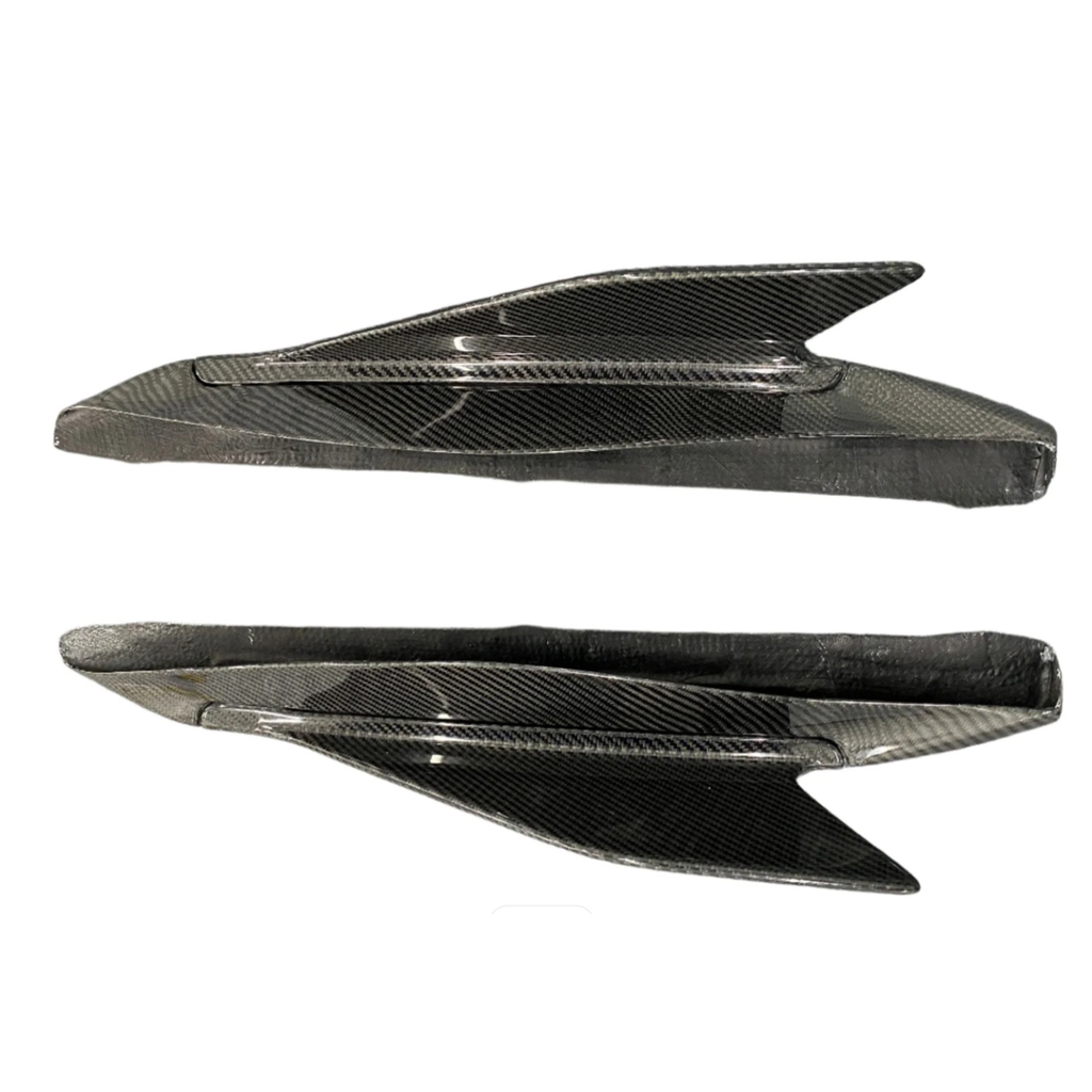 Carbon Fiber Corner Side Skirt Winglet for Ferrari 488