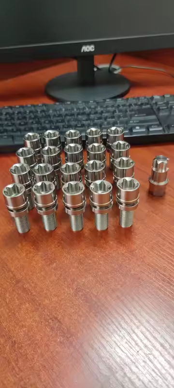 Audi Titanium Ball Seat Wheel Lug Kit