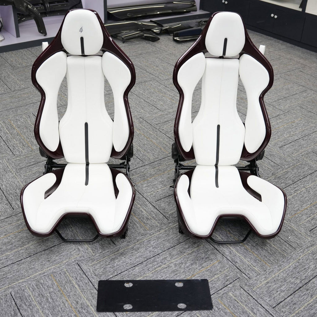 Alcantara Dry Carbon Fiber Racing Seats for Lamborghini Huracan STO Aventador Urus