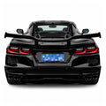 Z06 Style Carbon Fiber High Wing Rear Spoiler for Chevrolet Corvette C8 Stingray Z51